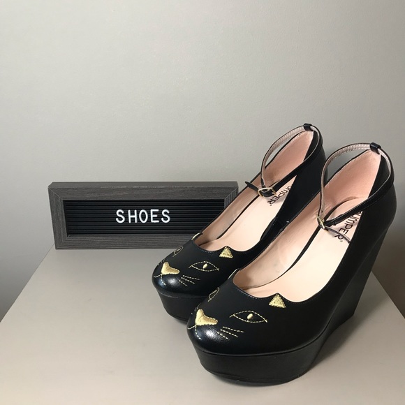 Bumper Shoes - Bumper Platform Wedges